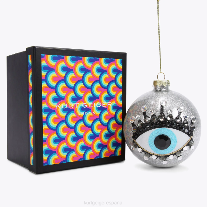 Kurt Geiger mujer adorno navideño del ojo de londres 2LPR502 | accesorios plata